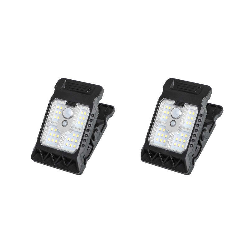 Solar clip light with motion sensor  Perfect for gardens, balconies, and patios!