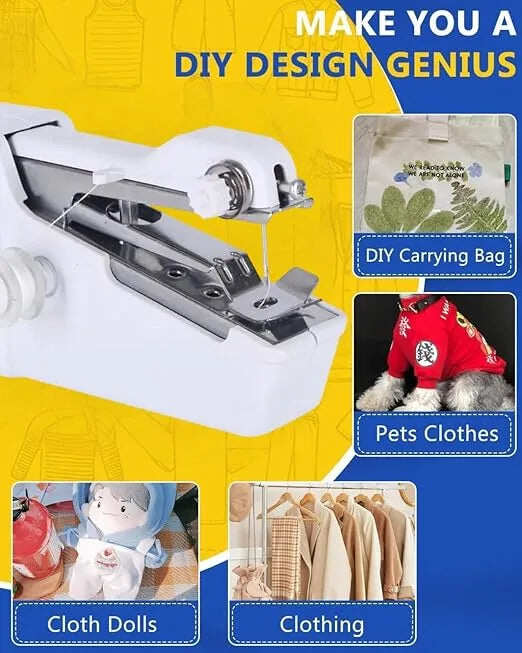 Handheld Stitching Machine | Lightweight, Easy-Grip | Fix Anytime