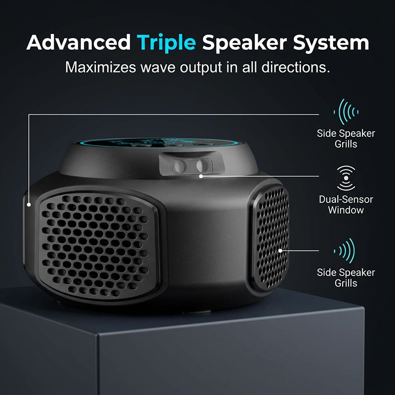 【High-Power Ultrasonic Pest Repeller】— Rats and cockroaches will leave on their own—no chemicals, no killing!