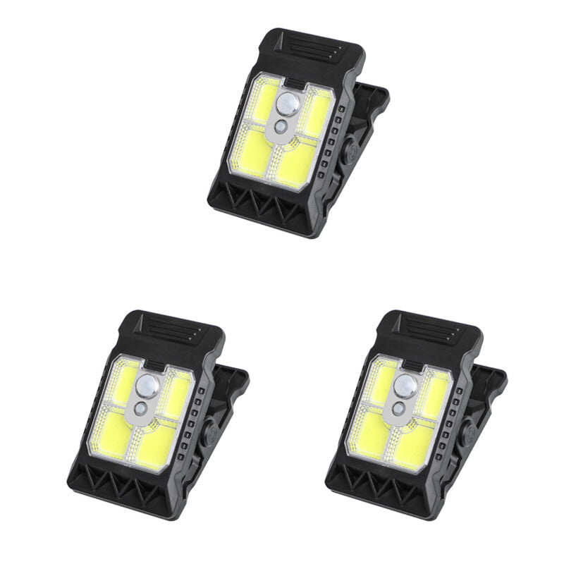 Solar clip light with motion sensor  Perfect for gardens, balconies, and patios!