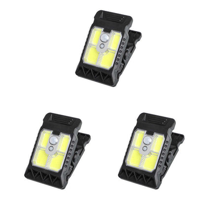 Solar clip light with motion sensor  Perfect for gardens, balconies, and patios!