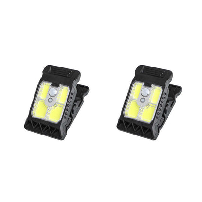 Solar clip light with motion sensor  Perfect for gardens, balconies, and patios!