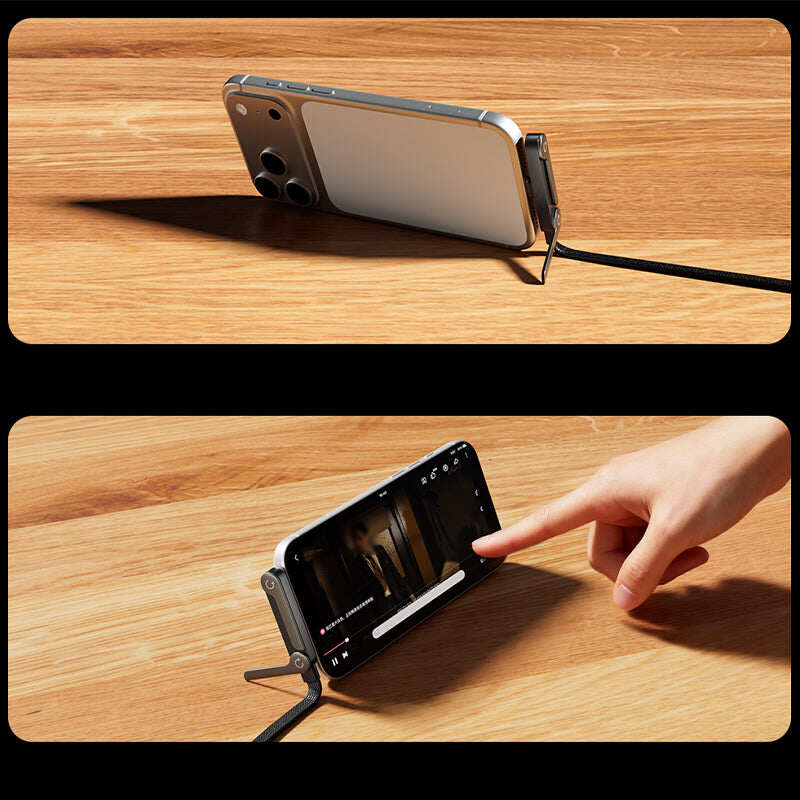 240W Fast Charging Cable with Adjustable Phone Stand