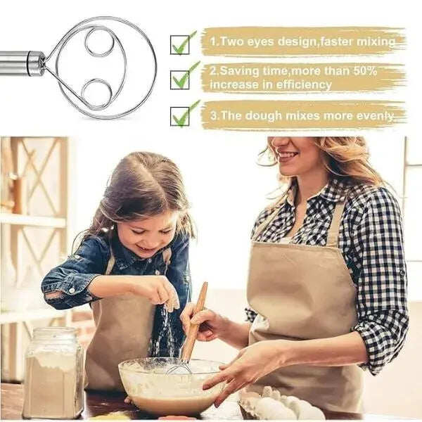 Effortless Mixing | No-Clump Design | Perfect for Baking