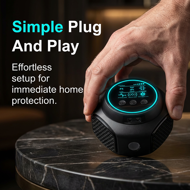 【High-Power Ultrasonic Pest Repeller】— Rats and cockroaches will leave on their own—no chemicals, no killing!
