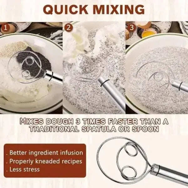 Effortless Mixing | No-Clump Design | Perfect for Baking