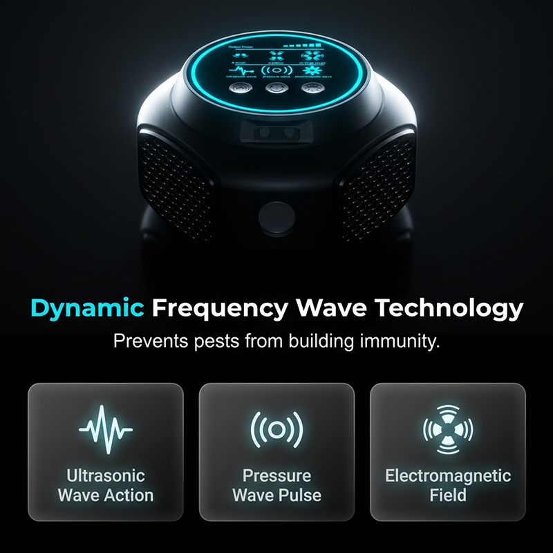 【High-Power Ultrasonic Pest Repeller】— Rats and cockroaches will leave on their own—no chemicals, no killing!