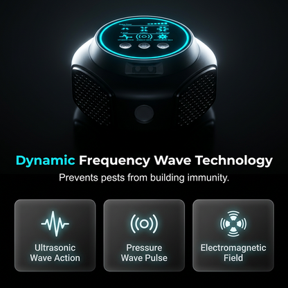 【High-Power Ultrasonic Pest Repeller】— Rats and cockroaches will leave on their own—no chemicals, no killing!