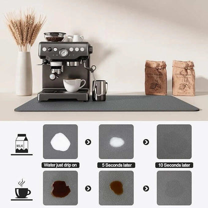 Absorbent Sink Mat | Quick-Dry, Anti-Slip Base | For Wet Counters & Dish Racks
