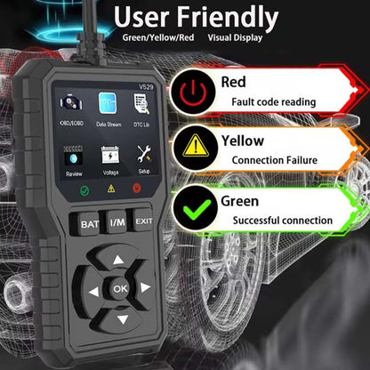 Professional OBD2 diagnostic tool: accurate and fast analysis, compatible with most vehicles