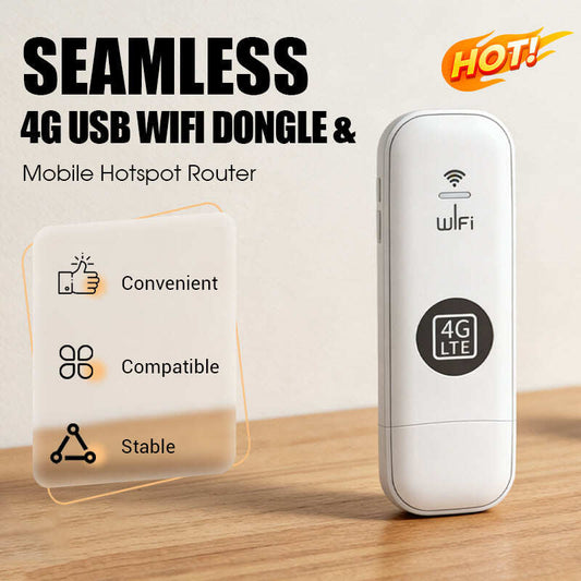 Hot Sale Deals-Portable 4G USB WiFi Dongle & Mobile Hotspot Router