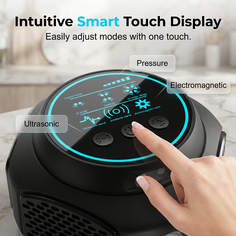 【High-Power Ultrasonic Pest Repeller】— Rats and cockroaches will leave on their own—no chemicals, no killing!