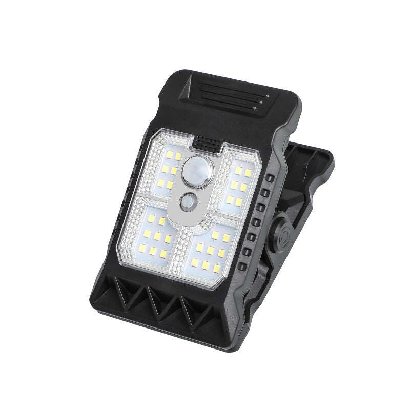 Solar clip light with motion sensor  Perfect for gardens, balconies, and patios!