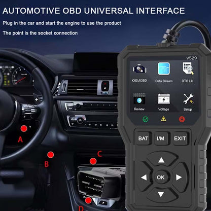 Professional OBD2 diagnostic tool: accurate and fast analysis, compatible with most vehicles