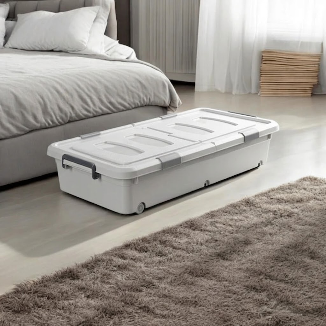 Multifunctional Storage Box with Wheels