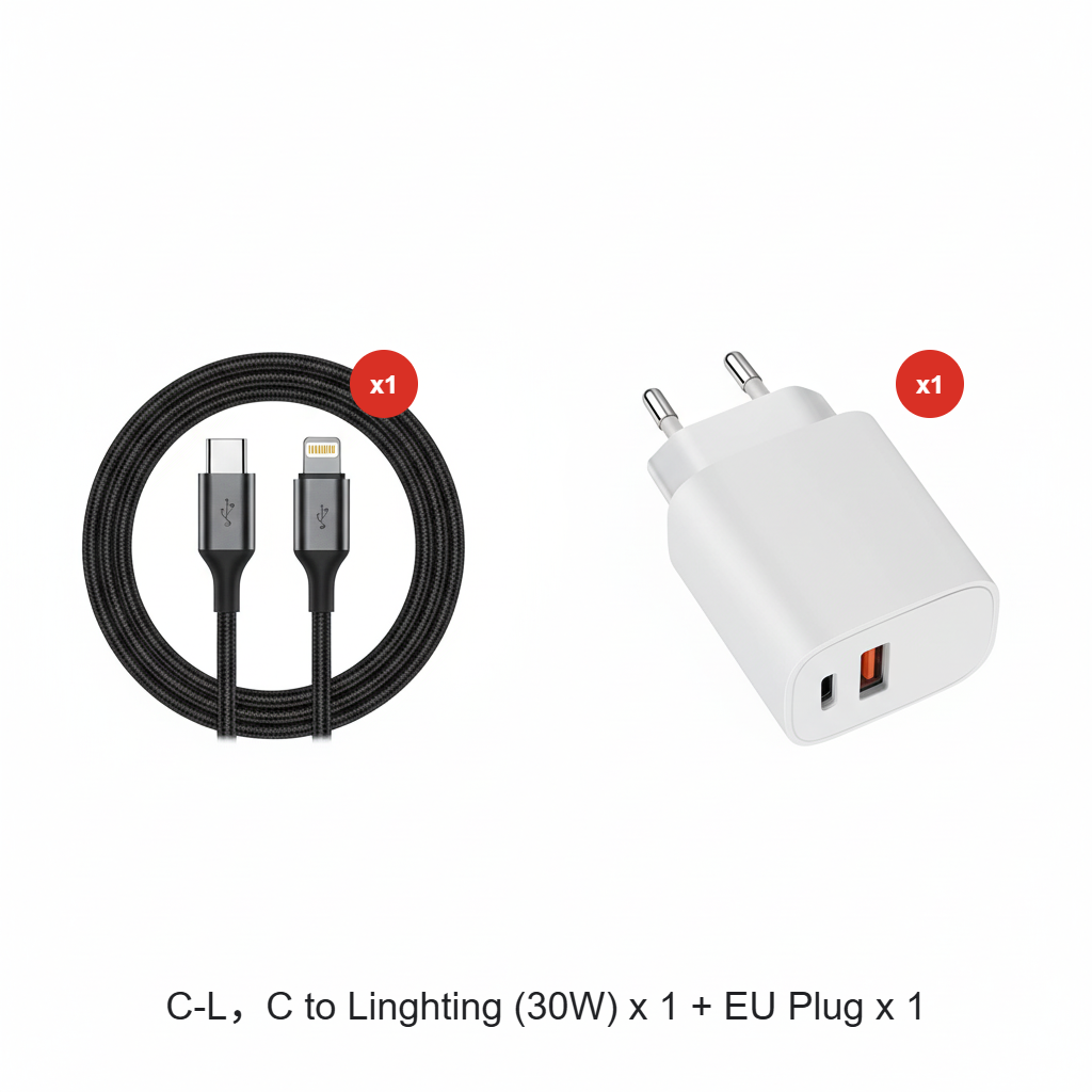 240W Fast Charging Cable with Adjustable Phone Stand