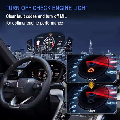 Professional OBD2 diagnostic tool: accurate and fast analysis, compatible with most vehicles